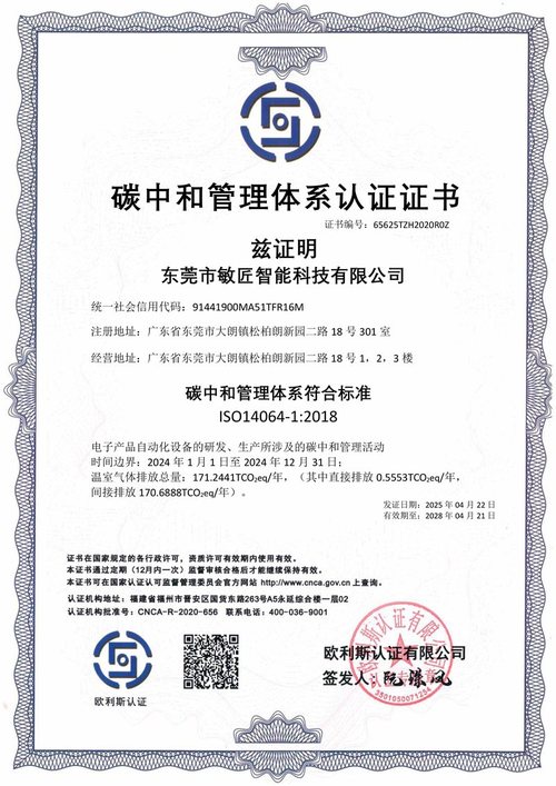 Carbon Neutral Management System Certification