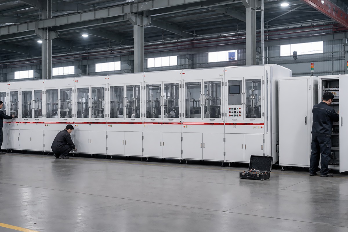 Fakra wire harness product automatic line of a certain company