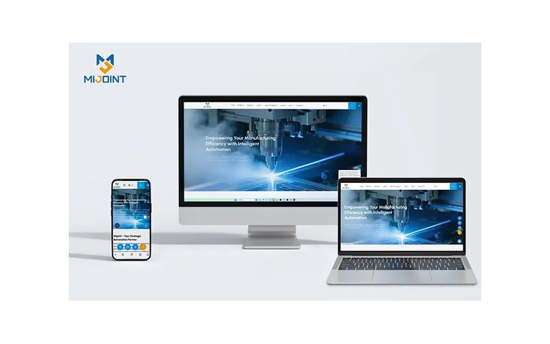 MIJOINT intelligent overseas official website is officially launched! An automation equipment data center for engineering and decision-making