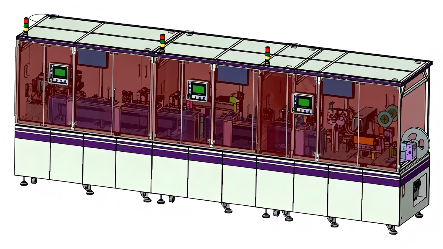 Fully Automatic FAKRA Board-End Connector Assembly and Inspection Line2