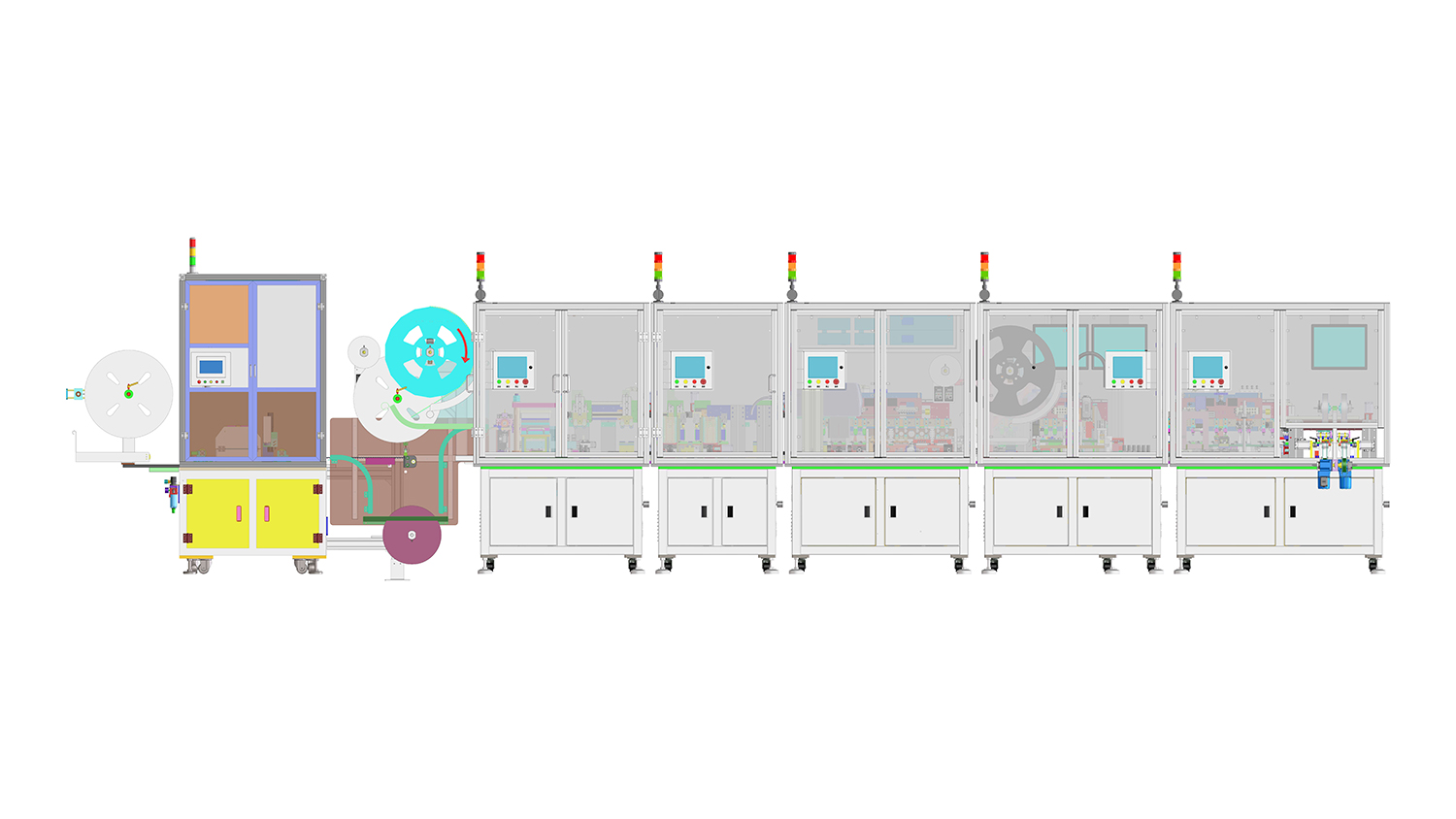 Fully Automatic B901 Connector Assembly, Inspection and Packaging Line2