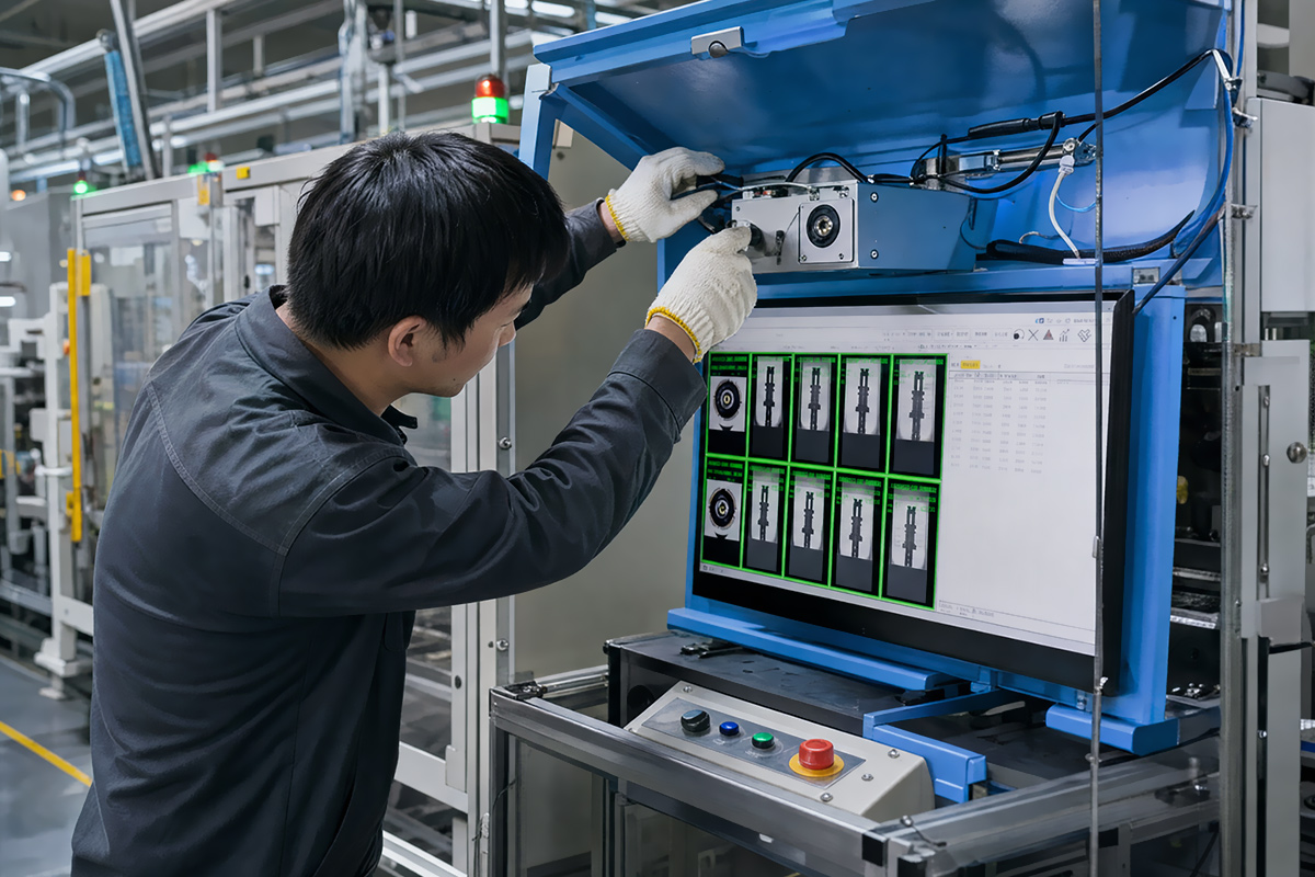 Visual inspection of components of a certain company ICT_CAC002